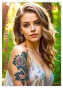Cover-Bild zum Titel 'Tattoo Beauties Portraits (Wandkalender 2027 DIN A2 hoch), CALVENDO Monatskalender' von 'Udo Talmon'