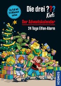 Cover-Bild zum Titel 'Die drei ??? Kids, Der Adventskalender (drei Fragezeichen Kids)' von 'Boris Pfeiffer'