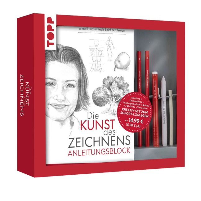 Kreativ-Set Die Kunst des Zeichnens - Frechverlag
