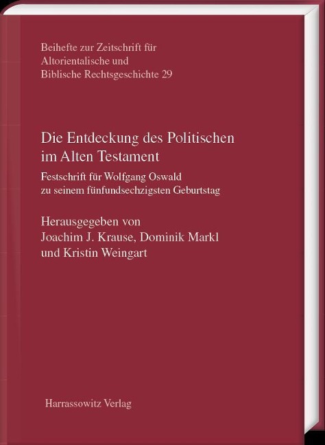 Die Entdeckung des Politischen im Alten Testament - 