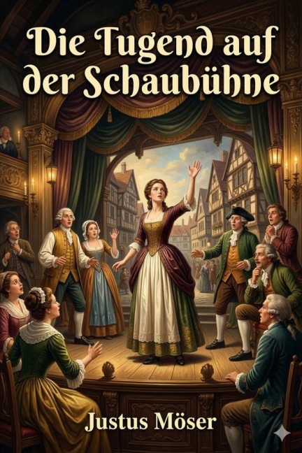 Die Tugend auf der Schaubühne / oder: Harlekins Heirath; Ein Nachspiel in einem Aufzuge - Justus Möser