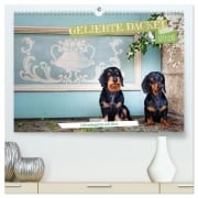 Cover-Bild zum Titel 'Geliebte Dackel (hochwertiger Premium Wandkalender 2026 DIN A2 quer), Kunstdruck in Hochglanz' von 'Ulrike Köser'