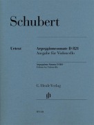 Cover-Bild zum Titel 'Sonate für Klavier und Arpeggione a-moll D 821 (op. post.) (Fassung für Violoncello)' von 'Franz Schubert'
