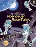 Cover-Bild zum Titel 'Mein Stickerbuch: Abenteuer Raumfahrt' von 'Fiona Watt'