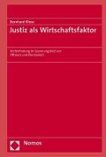 Cover-Bild zum Titel 'Justiz als Wirtschaftsfaktor' von 'Bernhard Klose'