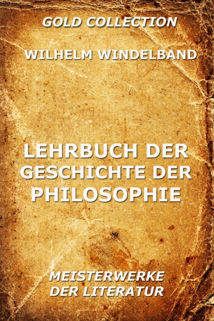 Lehrbuch der Geschichte der Philosophie - Wilhelm Windelband