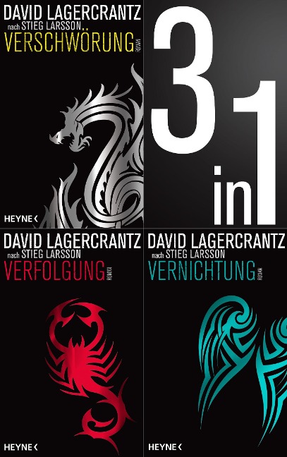Die Millennium-Saga 4-6: Verschwörung / Verfolgung / Vernichtung (3in1-Bundle) - David Lagercrantz