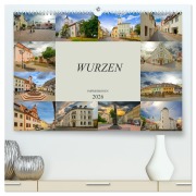 Cover-Bild zum Titel 'Wurzen Impressionen (hochwertiger Premium Wandkalender 2026 DIN A2 quer), Kunstdruck in Hochglanz' von 'Dirk Meutzner'
