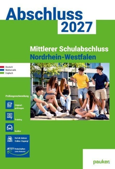 Mittlerer Schulabschluss Nordrhein-Westfalen | pauker Aufgabenband 2027 - 