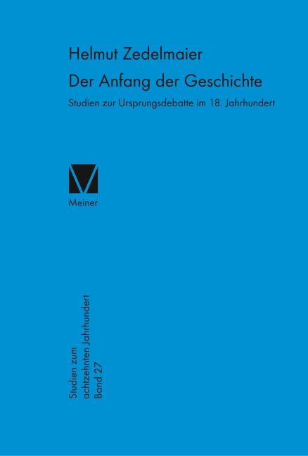 Der Anfang der Geschichte - Helmut Zedelmaier