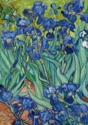 Cover-Bild zum Titel 'Notizbuch A4 blanko Softcover - Motiv "Schwertlilien" (Irises) Vincent van Gogh - 100 Seiten - FSC Papier' von 'Notizbuch A4, Notebook A4'