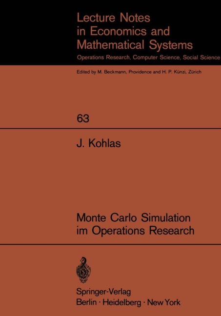 Monte Carlo Simulation im Operations Research - Juerg Kohlas
