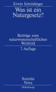 Cover-Bild zum Titel 'Was ist ein Naturgesetz?' von 'Erwin Schrödinger'