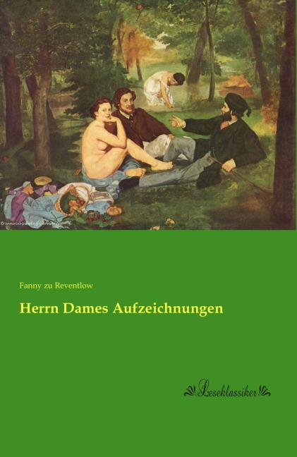 Herrn Dames Aufzeichnungen - Fanny Zu Reventlow