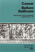 Bellum Gallicum. Wortkunde und Kommentar. Heft 1, Buch I - IV - Gaius Julius Caesar