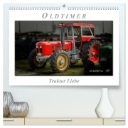 Cover-Bild zum Titel 'Oldtimer - Traktor Liebe (hochwertiger Premium Wandkalender 2026 DIN A2 quer), Kunstdruck in Hochglanz' von 'Peter Roder'