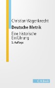 Cover-Bild zum Titel 'Deutsche Metrik' von 'Christian Wagenknecht'