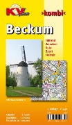 Beckum, KVplan, Radkarte/Wanderkarte/Stadtplan, 1:25.000 / 1:15.000 / 1:5.000 - 
