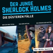 Cover-Bild zum Titel 'Der junge Sherlock Holmes, Die düsteren Fälle (Themen-Box), Folgen 2, 5, 14' von 'David Bredel, Florian Fickel'