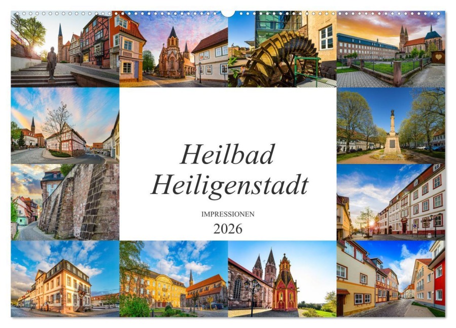 Heilbad Heiligenstadt Impressionen (Wandkalender 2026 DIN A2 quer), CALVENDO Monatskalender - Dirk Meutzner