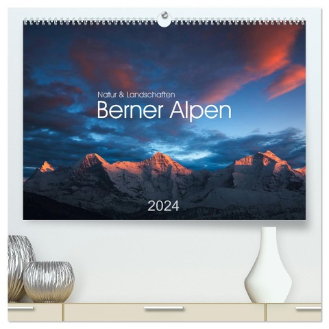 BERNER ALPEN - Natur und Landschaften (hochwertiger Premium Wandkalender 2024 DIN A2 quer), Kunstdruck in Hochglanz - Lucyna Koch