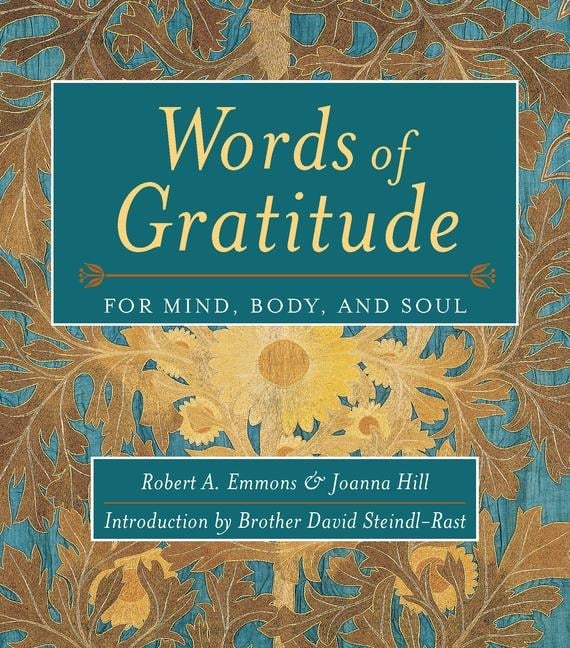 Words of Gratitude Mind Body & Soul - Robert A Emmons