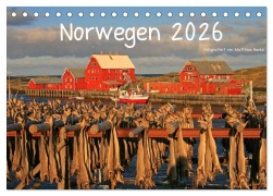 Cover-Bild zum Titel 'Norwegen 2026 (Tischkalender 2026 DIN A5 quer), CALVENDO Monatskalender' von 'Matthias Hanke'