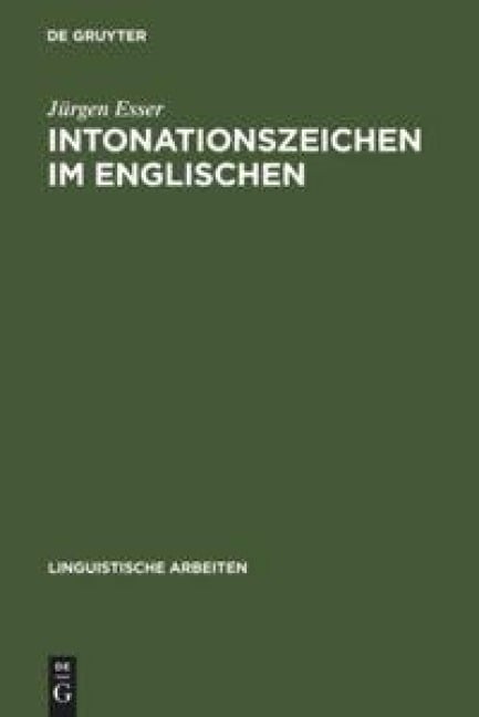 Intonationszeichen im Englischen - Jürgen Esser