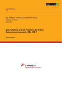 Cover-Bild zum Titel 'Das Verfahren und die Probleme der frühen Nutzenbewertung nach § 35a SGB V' von 'Jana Wollenzin'
