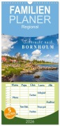 Cover-Bild zum Titel 'Familienplaner 2026 - Sehnsucht nach Bornholm mit 5 Spalten (Wandkalender, 21 x 45 cm) CALVENDO' von 'Christian Müringer'