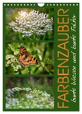 Farbenzauber, bunte Wiesen und bunte Falter (Wandkalender 2025 DIN A4 hoch), CALVENDO Monatskalender - Sabine Löwer