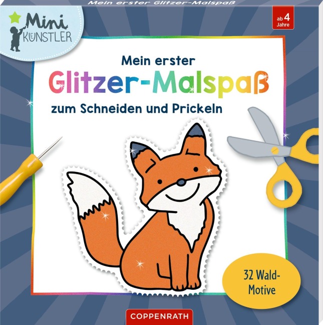 Mein erster Glitzer-Malspaß zum Schneiden und Prickeln - 