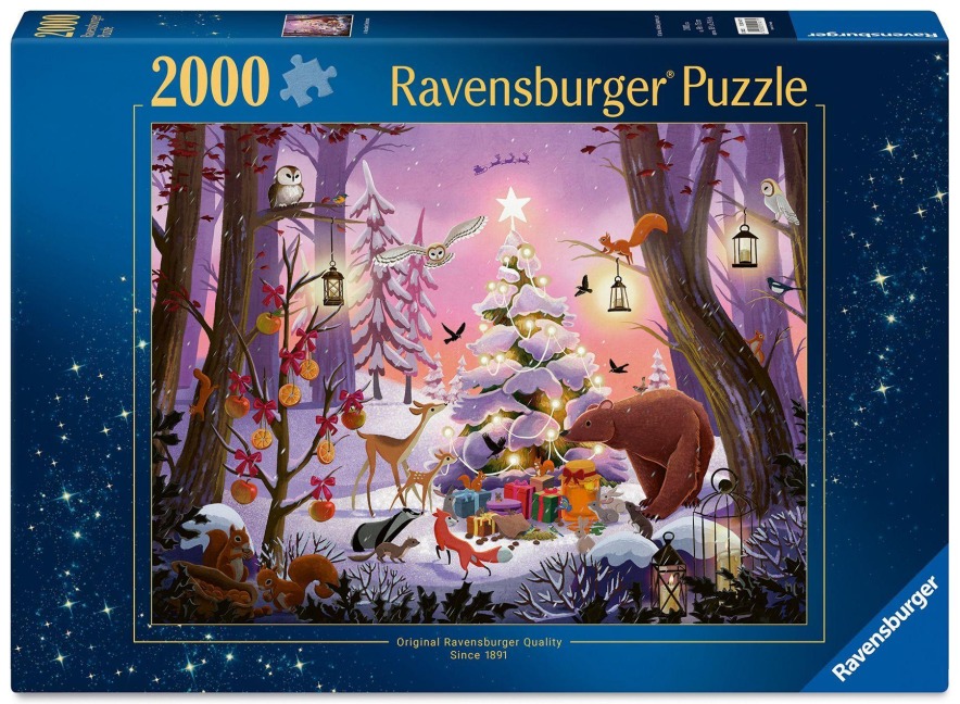 Erwachsenenpuzzle 2000 Teile - Weihnachten im Wald - 