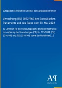 Cover-Bild zum Titel 'Verordnung (EU) 2022/869 des Europäischen Parlaments und des Rates vom 30. Mai 2022' von 'Europäisches Parlament und Rat der Europäischen Union'