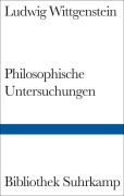 Cover-Bild zum Titel 'Philosophische Untersuchungen' von 'Ludwig Wittgenstein'