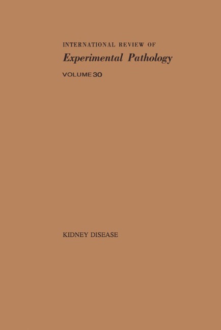 International Review of Experimental Pathology - 