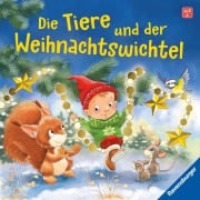 Cover-Bild zum Titel 'Die Tiere und der Weihnachtswichtel' von 'Katja Reider'