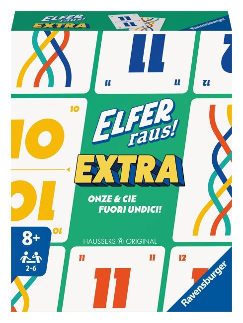 Ravensburger 20946 - Elfer raus! Extra, Kartenspiel für 2-6 Spieler, Klassiker ab 8 Jahren, Extra Edition - © Hausser, Wolfgang Kramer