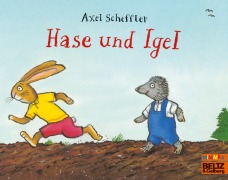 Cover-Bild zum Titel 'Hase und Igel' von 'Axel Scheffler'
