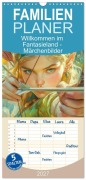 Cover-Bild zum Titel 'Familienplaner 2027 - Willkommen im Fantasieland - Märchenbilder mit 5 Spalten (Wandkalender, 21 x 45 cm) CALVENDO' von 'Liselotte Brunner-Klaus'