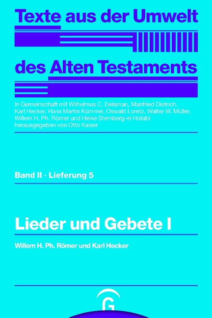 Lieder und Gebete I - Willem H. Ph. Römer, Karl Hecker
