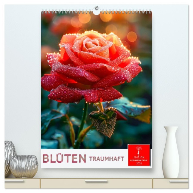 Blüten traumhaft (hochwertiger Premium Wandkalender 2026 DIN A2 hoch), Kunstdruck in Hochglanz - Peter Roder