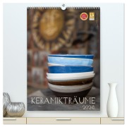 Cover-Bild zum Titel 'Keramikträume (hochwertiger Premium Wandkalender 2026 DIN A2 hoch), Kunstdruck in Hochglanz' von 'Silvia Trüssel'