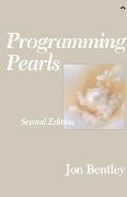 Cover-Bild zum Titel 'Programming Pearls' von 'Jon Bentley'