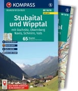 Cover-Bild zum Titel 'KOMPASS Wanderführer Stubaital und Wipptal mit Gschnitz, Obernberg, Navis, Schmirn, Vals, 65 Touren mit Extra-Tourenkarte' von 'Wolfgang Heitzmann'