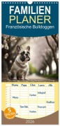 Familienplaner 2026 - Französische Bulldoggen mit 5 Spalten (Wandkalender, 21 x 45 cm) CALVENDO - Steffen Gierok-Latniak