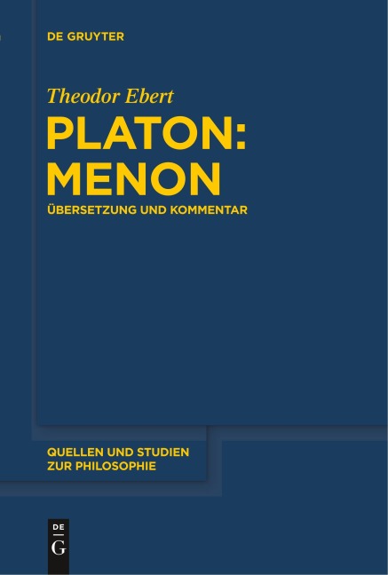Platon: Menon - Theodor Ebert