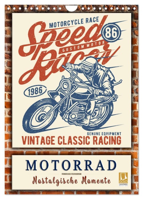 Motorrad - nostalgische Momente (Wandkalender 2026 DIN A4 hoch), CALVENDO Monatskalender - Peter Roder