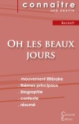 Cover-Bild zum Titel 'Fiche de lecture Oh les beaux jours de Samuel Beckett (Analyse littéraire de référence et résumé complet)' von 'Samuel Beckett'