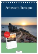 Cover-Bild zum Titel 'Tischplaner 2027 - Sehnsucht Bretagne (A5 Tischkalender zum Aufstellen) CALVENDO' von 'Bernd Leicht'